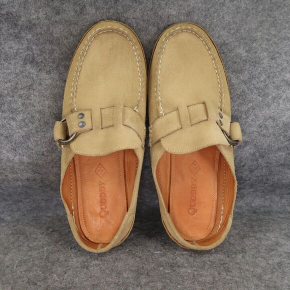 Quoddy Shoes Womens 10.5 Slip On Ring Mule Leather Handcrafted Fashion Comfort - Picture 8 of 15